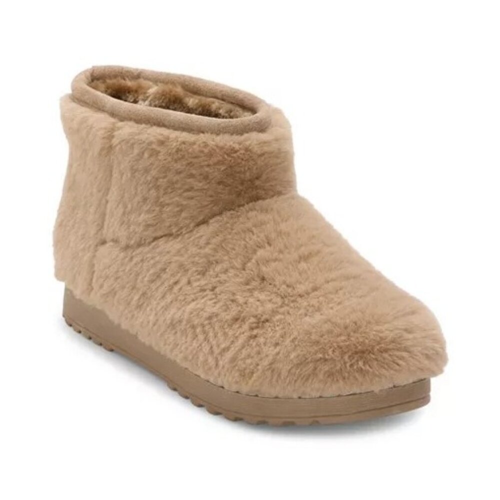 NWT Arizona Jean's Co. Women's Flat Sole Winter Boots Tan Size 6 M $70 RY1333